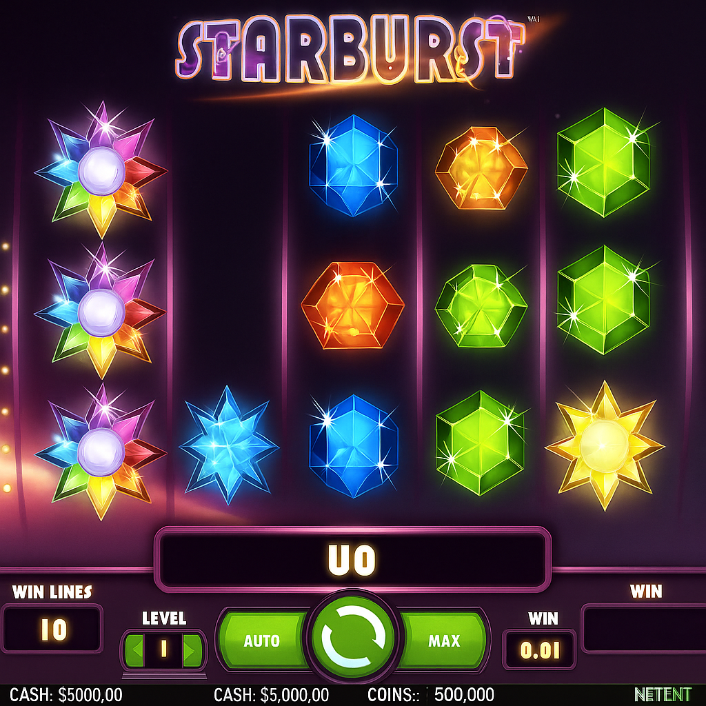 BitStarz - Starburst Slot Game - NetEnt